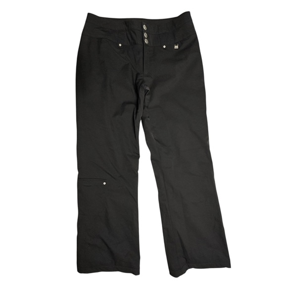 NILS Women's Black Insulated Snow
Pants Mid Rise/Straight Leg Sz.12 WinterResort - Picture 1 of 14